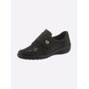 Klettschuh CLASSIC BASICS, Damen, Gr. 40, Weite H, schwarz, Nubukleder, Schuhe Klettschuh Slipper