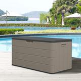 Outdoor Water Resistant Plastic Lockable Deck Box