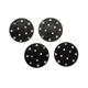 4x Jeton Pokerchips Knöpfe Poker 4x Jetons Miniblings Knopf Karneval 40mm schwz