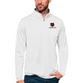 Men's Antigua White Arkansas State Red Wolves Tribute Quarter-Zip Top