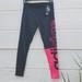 Adidas Bottoms | Adidas Girl Leggings Size M Color Black Pink | Color: Black/Pink | Size: Mg