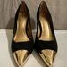Jessica Simpson Shoes | Gold Toe Jessica Simpson Heels | Color: Black/Gold | Size: 7