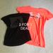 Adidas Tops | 2 For 1 Bundle Deal! Two Activewear Tops | Color: Black/Orange | Size: Onesize