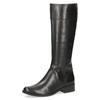 Stiefel CAPRICE, Damen, Gr. 40, Normalschaft, schwarz, Nappaleder, klassisch, Schuhe, Blockabsatz, Langschaft-Stiefel in Reiteroptik