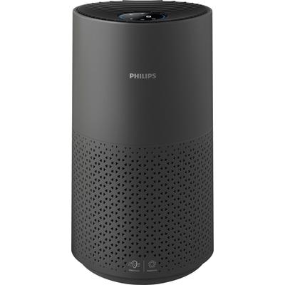 Luftreiniger PHILIPS "AC1715/11 1000i Serie", schwarz (schwarz, dunkelgrau), B:27,3cm H:48,6cm T:27,3cm, Luftreiniger, mit App-Anbindung und für Allergiker geeignet Image