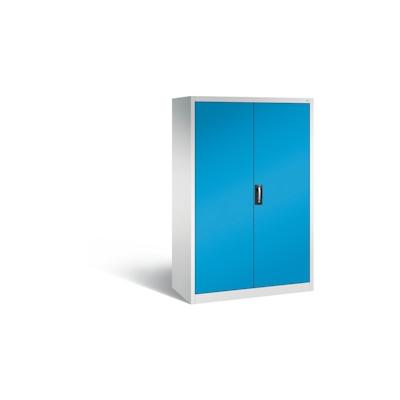 C+P Werkstattschrank mit 3 Schubladen | HxBxT 195x120x60cm | Lichtgrau/Lichtblau von PROREGAL Image