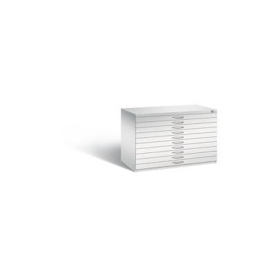 C+P Schubladenschrank Serie 7100_7200 | HxBxT 42x110x76,5cm | Lichtgrau von PROREGAL Image