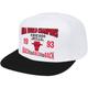 "Chicago Bulls NBA Back To 93 Hardwood Classics Snapback par Mitchell & Ness - Blanc/Noir - Unisexe"