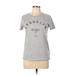 Project Social T Short Sleeve T-Shirt: Gray Tops - Women's Size 12