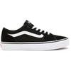 Sneaker VANS "Filmore Decon", Gr. 44,5, schwarz-weiß (schwarz, weiß), Textil, Leder, unifarben mit Farbeinsatz, sportlich, Schuhe Skaterschuh Canvassneaker Sneaker low