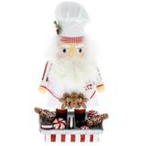 Kurt Adler Hollywood Santa Gingerbread Chef Wood in Brown | 14.1 H x 8 W x 8 D in | Wayfair 086131324901