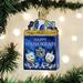 Old World Christmas Happy Hanukkah Hanging Figurine Ornament Glass in Blue | 4 H x 2 W x 1 D in | Wayfair 36302