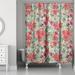 The Holiday Aisle® Delylah 13 Piece Floral Shower Curtain Set + Hooks Polyester in Brown/Gray/Pink | 74 H x 71 W in | Wayfair