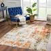 Istanbul 9' x 12' Ivory/Red/Ivory/Rust/Mustard/Blue/Dark Pink/Light Gray Area Rug - Hauteloom