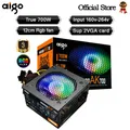 Aigo – bloc d'alimentation AK 700W unité d'alimentation PC PSU noir Gaming silencieux