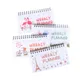 Cahier de licence hebdomadaire Kawaii agenda scolaire agenda de traitement agenda évalué