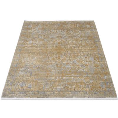 Teppich OCI DIE TEPPICHMARKE "COLOUR TADI", gold (goldfarben), B:140cm H:8mm L:200cm, Viskose, Polyacryl, Teppiche Image