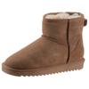 Winterboots ARA "Alaska", Damen, Gr. 41, braun (cognac), Veloursleder, Lammfell, unifarben, sportlich, Schuhe, Winterboots, Stiefel in bequemer Weite G (=weit)