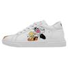 Sneaker DOGO "Ace Low-Top Sneaker Best Of Tweety And Sylvester Damen Sneaker", Damen, Gr. 38, Normalschaft, weiß, Lederimitat, casual, Schuhe, Vegan
