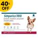 40% Off Simparica Trio For Dogs 2.8-5.5 Lbs (Gold) 3 Doses