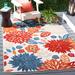 SAFAVIEH Cabana Lyla Indoor/ Outdoor Waterproof Patio Floral Rug