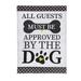 12.5 in. x 18 in. Approved by the Dog Garden Applique Flag