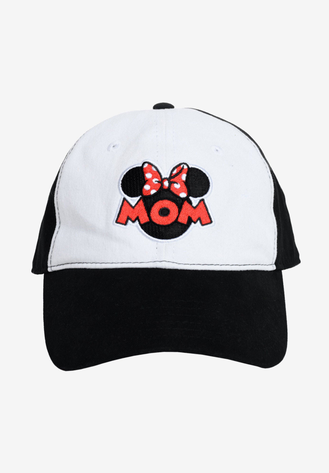 Women's Minnie Mouse Mom Baseball Hat Black & White by Disney in Multi