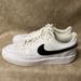 Nike Shoes | Nike Men's Court Vision Low Sneaker Sz8 | Color: Black/White | Size: 8