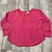 Free People Tops | Intimately Free People Embroidered Cutout Back Top Heathered Pink S | Color: Pink | Size: S