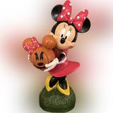 Disney Holiday | Disney Halloween Jack O’ Lantern Minnie Mouse Statue Pumpkin Head | Color: Orange/Red | Size: Os