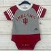 Adidas One Pieces | Like New Adidas Baby Iu Onesie - Size 0-3 Months | Color: Gray/Red | Size: 0-3mb