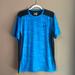 Under Armour Shirts | Mens Under Armour Heat Gear Shirt. Mens Large. Blue And Black. | Color: Black/Blue | Size: L