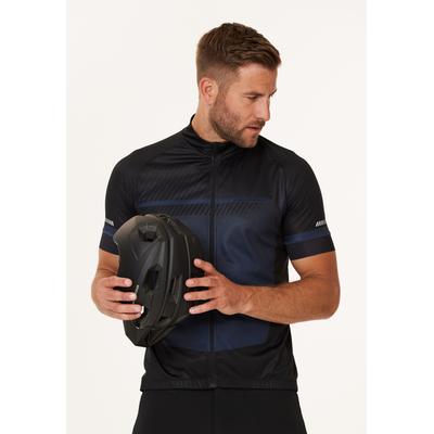 Radtrikot ENDURANCE "Jillard" Gr. XL, schwarz (schwarz, grau) Herren Trikots mit reflektierenden Elementen