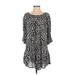 Pineapple Casual Dress - Shift: Black Dresses - Women's Size Small