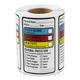 Right to Know Blank Writeable Sign SDS MSDS Chemical Name HMIG Write-in 2.5" x 1.5" Sticker Label for Warning Workplace Personal Check Secure Material Labeling- 300 Labels per roll / 1 roll