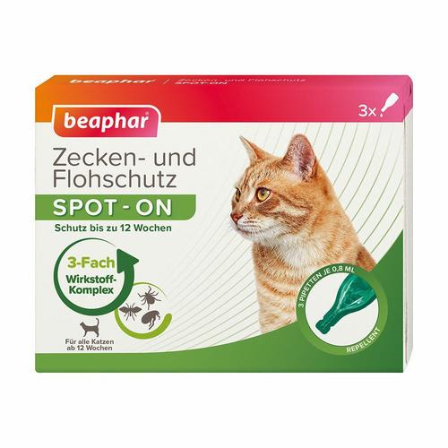 Zecken-Und Flohschutz Spot-on f.Katzen 2,4 ml Tropfen