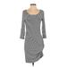 Banana Republic Casual Dress - Sheath: Blue Print Dresses - Women's Size X-Small Petite