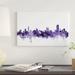 East Urban Home 'Pretoria, South Africa Skyline' by Michael Tompsett Graphic Art Print on Wrapped Canvas Canvas/Metal in Indigo | Wayfair