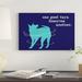 East Urban Home 'One Good Turn On Blue' by Dog is Good & Cat is Good Graphic Art Print on Wrapped Canvas Canvas/Metal in Blue/Green | Wayfair