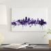 East Urban Home 'Kansas City, Missouri Skyline' by Michael Tompsett Graphic Art Print on Wrapped Canvas Canvas, | 12 H x 18 W x 1.5 D in | Wayfair