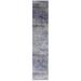 Blue/Gray 79 x 0.32 in Area Rug - Bungalow Rose Lillie-Ella Oriental Machine Woven Distressed Area Rug | 79 W x 0.32 D in | Wayfair