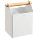 Inbox Zero Kelsee Pen Holder Metal in Brown/White | 5.71 H x 4.72 W x 3.35 D in | Wayfair 727B07E71E4B475185F98499DC6AA9B6