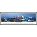 US Skyline Cleveland, Ohio by Christopher Gjevre Framed Photographic Print Paper in Blue/Indigo Blakeway Worldwide Panoramas, Inc | Wayfair CLEV1bF