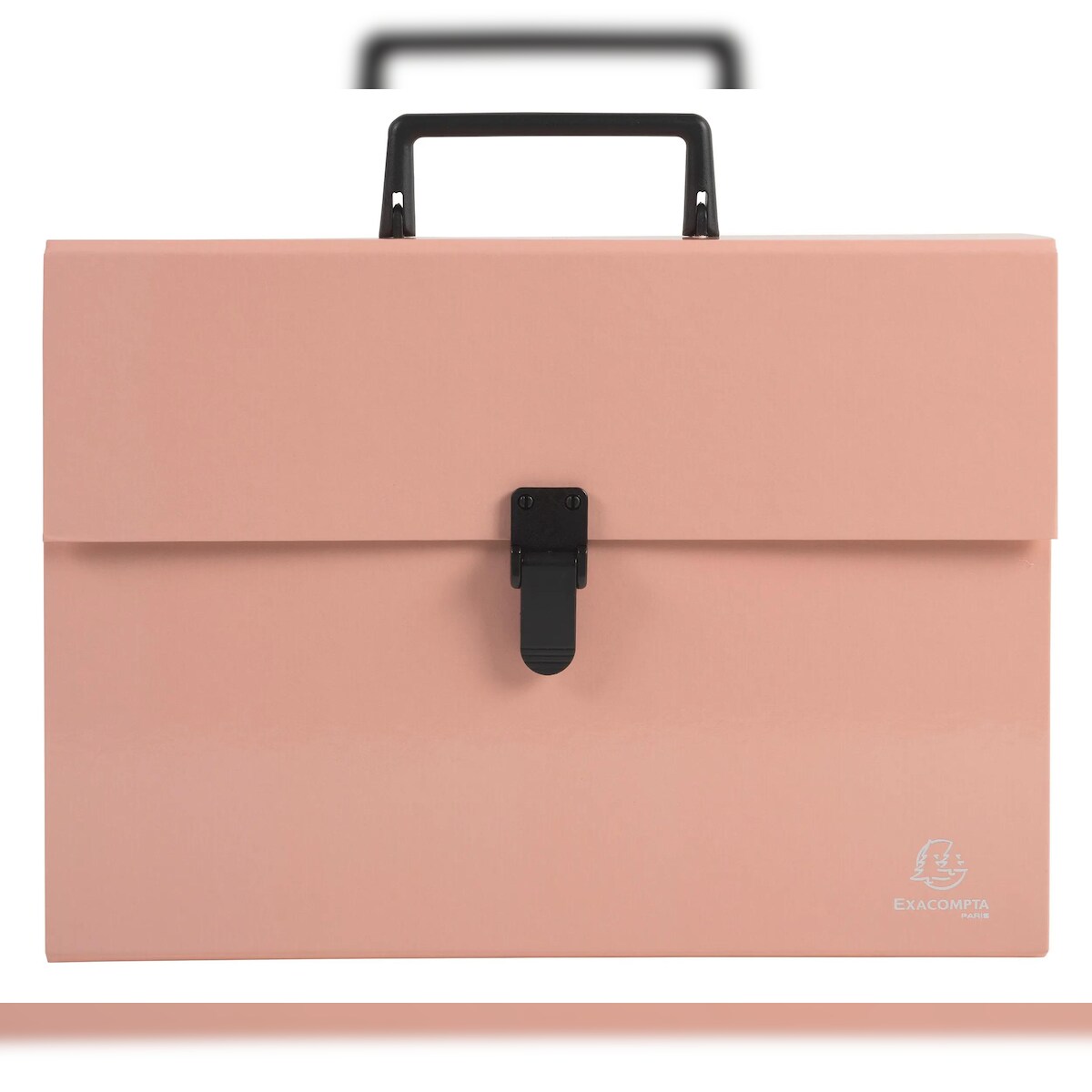 Exacompta 56767E 4x Fächermappe mit Griff, 18 Fächer, Aquarel - Korallenrot Image