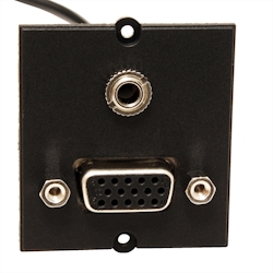 BACHMANN Custom Modul 1x VGA+ Audio 3.5 mm Stereo, schwarz Image