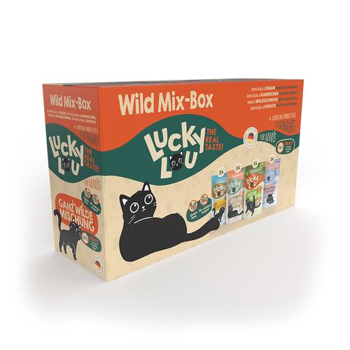 12x 125g Lucky Lou Adult Wild-Mix Katzenfutter nass