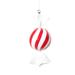 Vickerman 689882 - 13" Red Round Swirl Candy Christmas Tree Ornament (MT227703)