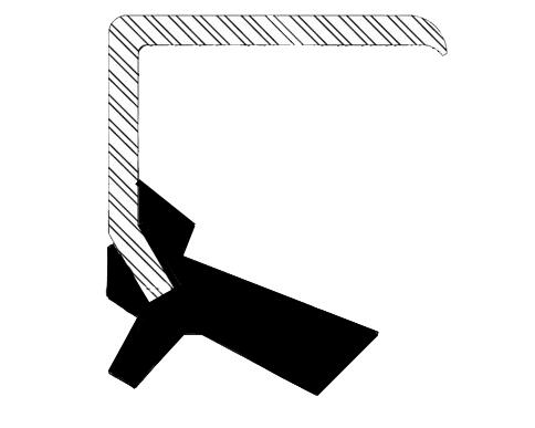 CORTECO Wellendichtring, Radnabe 19016506b für MITSUBISHI HYUNDAI Image