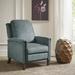 Salina Recliner Accent Armchair in Blue