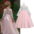 Robe de princesse dos nu pour filles robe de soirée élégante pour adolescentes costume pour